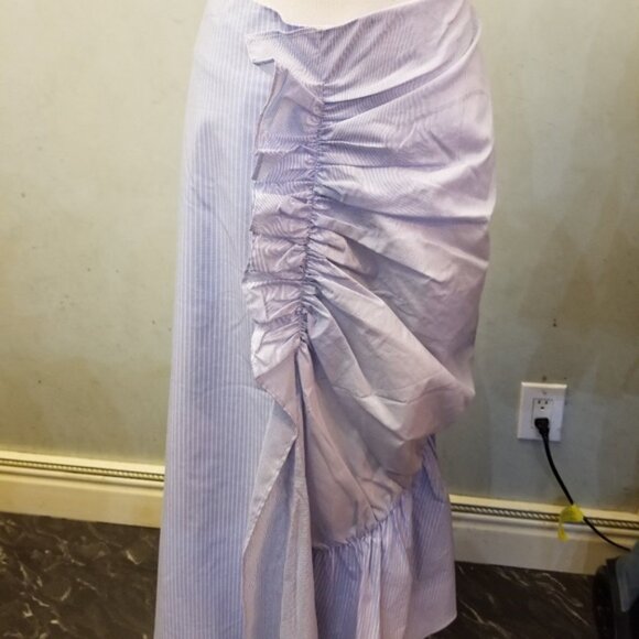 NWOT Trouve Mixed Stripe A Line Poplin Skirt woen's Size XL( R17) - Picture 2 of 8